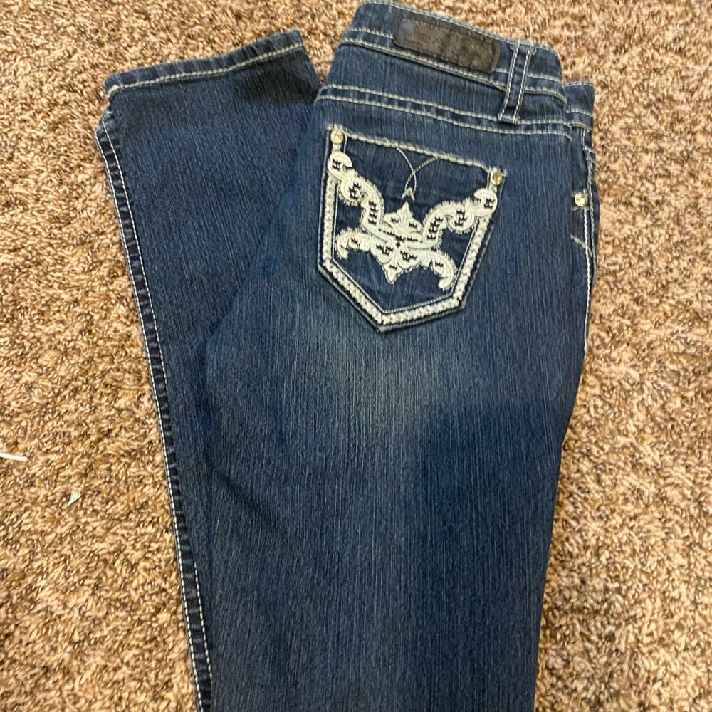 Straight leg jeans